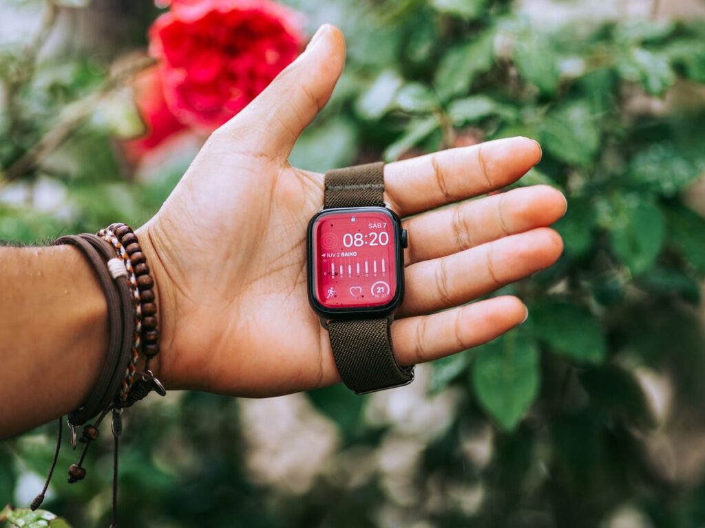 smartwatch for outdoor fitness and GPS tracking
